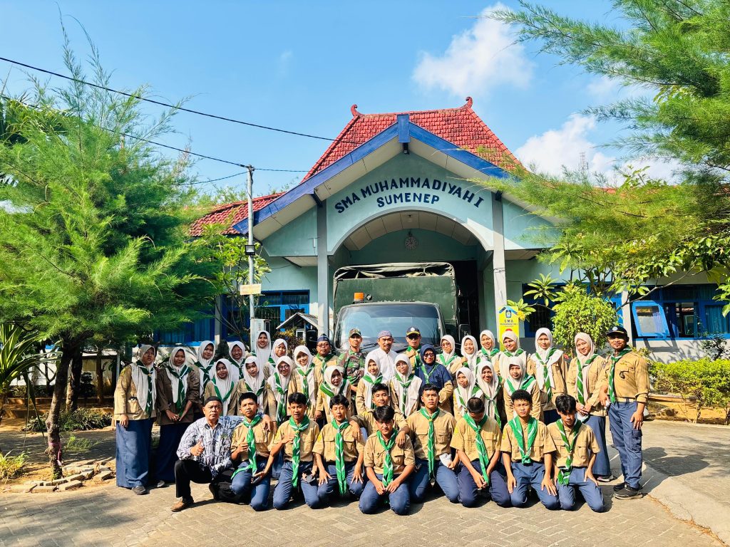 Pemberangkatan Kemah HW 2025 di Pantai Slopeng